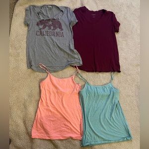 4 shirts 3 medium 1 large